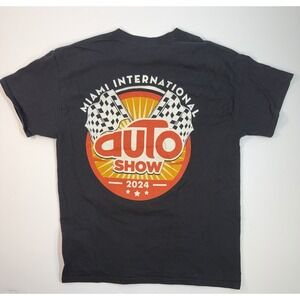 Miami International Auto‎ Show 2024 T Shirt Mens Large Black